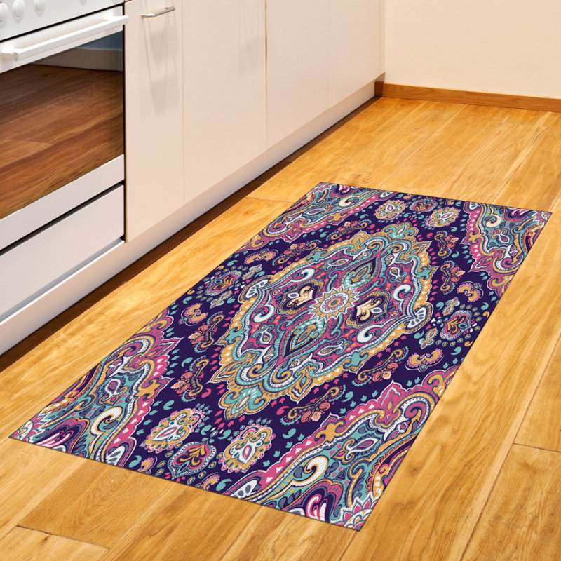 East Urban Home Ethnic Purple Area Rug Wayfair